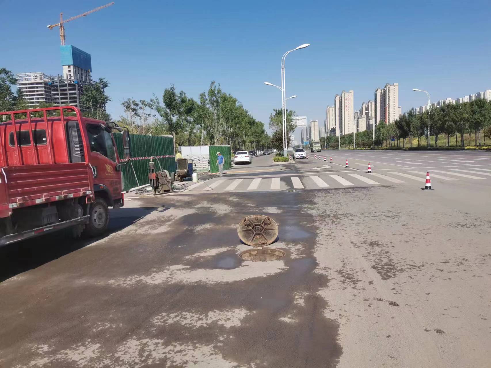 红山路面地基沉降注浆